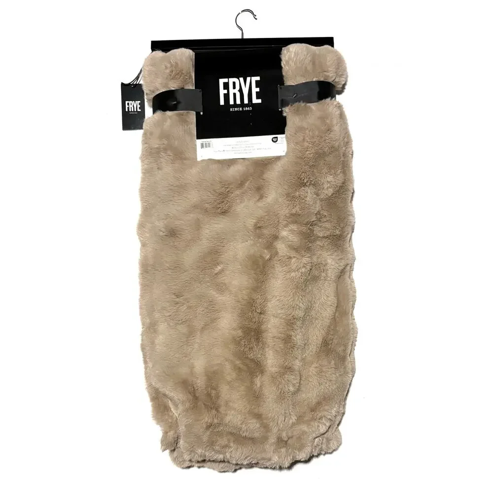 FRYE Faux Fur Throw Blanket 50 x 70